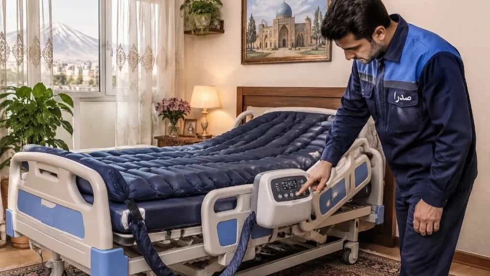 Rental of medical equipment in Urmia, bed, oxygen, wavy mattress Rental of medical equipment in Urmia, bed, oxygen, wavy mattress